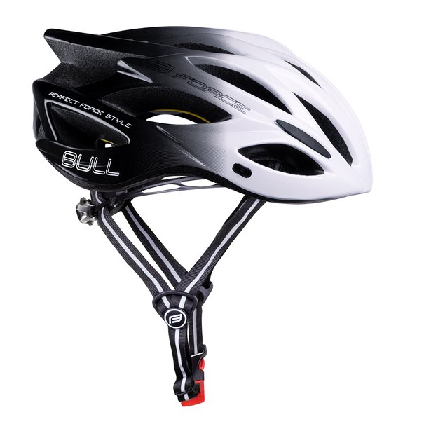 &Scaron;almas FORCE BULL HUE MIPS // dydis S-M (55-58 cm) (balta/juoda)