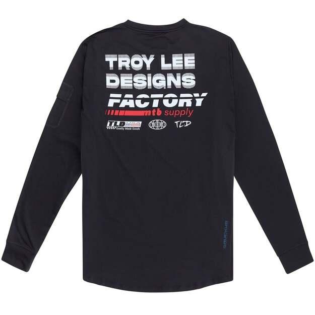 TLD LS JERSEY RUCKUS RIDE TEE FACTORY CARBON (37100801) 1
