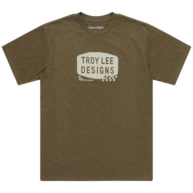 TLD SHORT SLEEVE TEE STAMP OLIVE HEATHER (70189700)