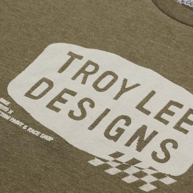 TLD SHORT SLEEVE TEE STAMP OLIVE HEATHER (70189700) 2
