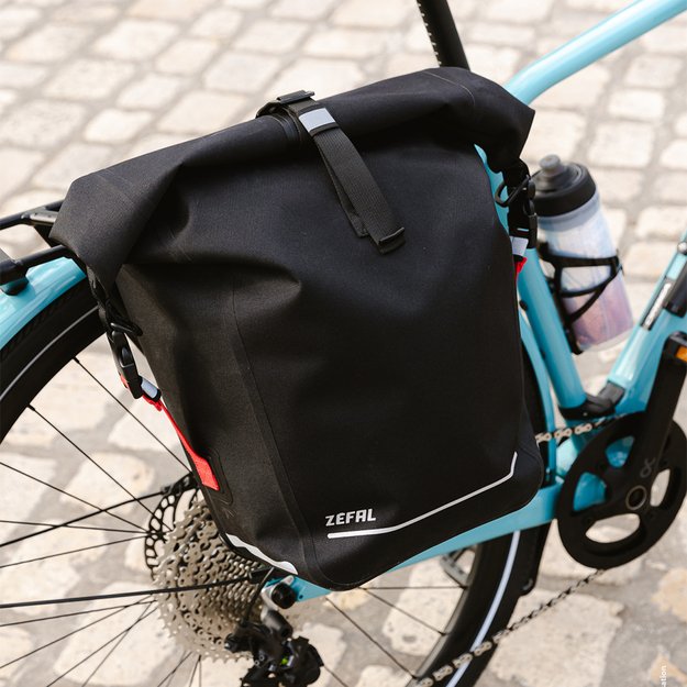 Dviračio krepšys ant bagažinės Zefal Z Traveler S20 // 20 l (juodas, matinis) 3