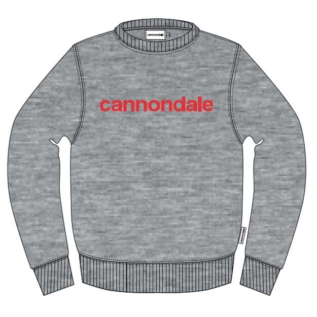 CANNONDALE LIFESTYLE SWEATSHIRT GRY/RRD 3