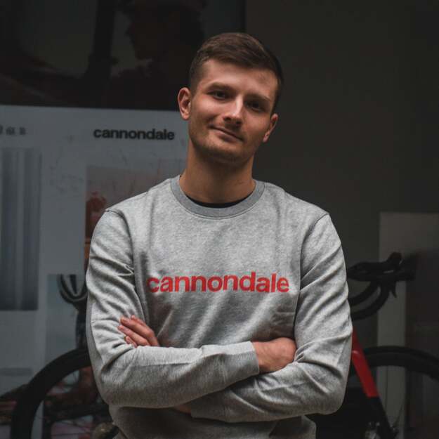 CANNONDALE LIFESTYLE SWEATSHIRT GRY/RRD 1