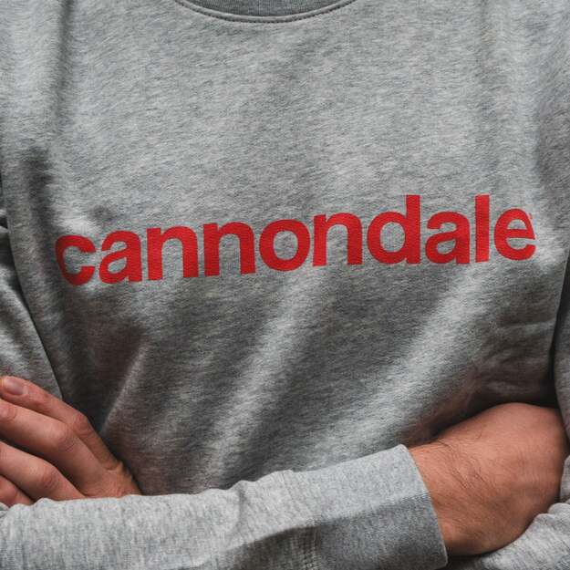 CANNONDALE LIFESTYLE SWEATSHIRT GRY/RRD 2