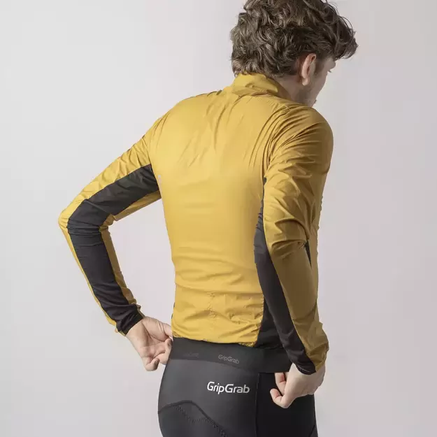 GripGrab PACR Windproof Lightweight vyriška striukė | Mustard Yellow 5
