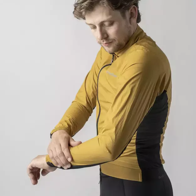 GripGrab PACR Windproof Lightweight vyriška striukė | Mustard Yellow 6