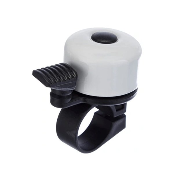 Dviračio skambutis FISCHER Mini // 22 mm (baltas)