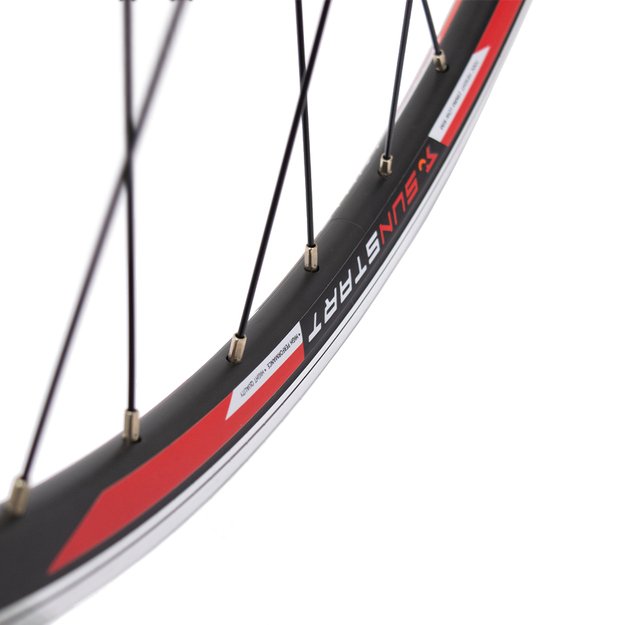 Priekinis ratas Sunstart 28  // V-Brake, 36H, veržlė, dvigubas, kniedytas, aliuminis 2