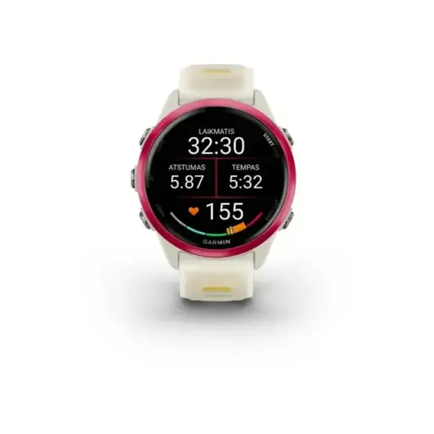 Išmanusis laikrodis Garmin Forerunner® 570 - 42mm | Raspberry Aluminum with 4