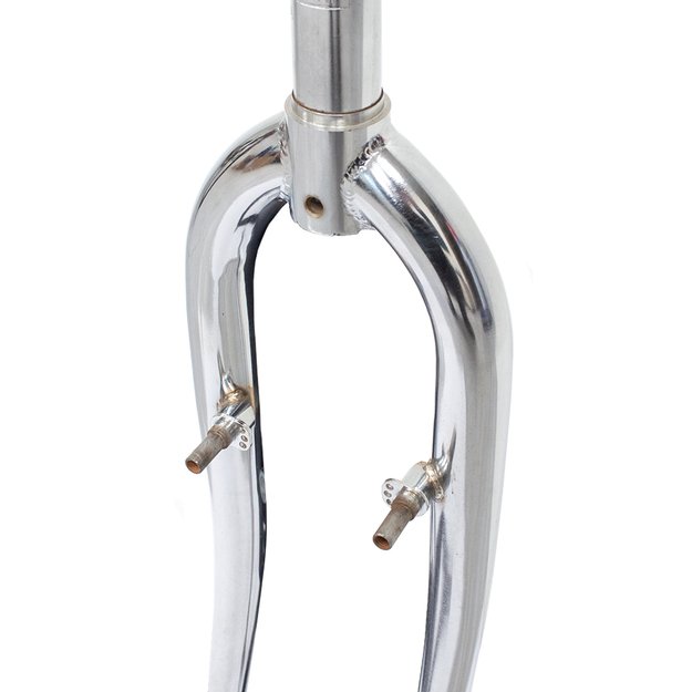 Priekinė kieta &scaron;akė 26  // V-Brake stabdžiams, 1 1/8 , plienas (sidabrinė - chromuota) 1