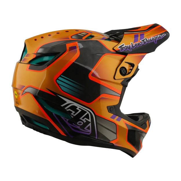 TLD HELMET D4 CARBON MIPS CREST GOLD (13901700) 4