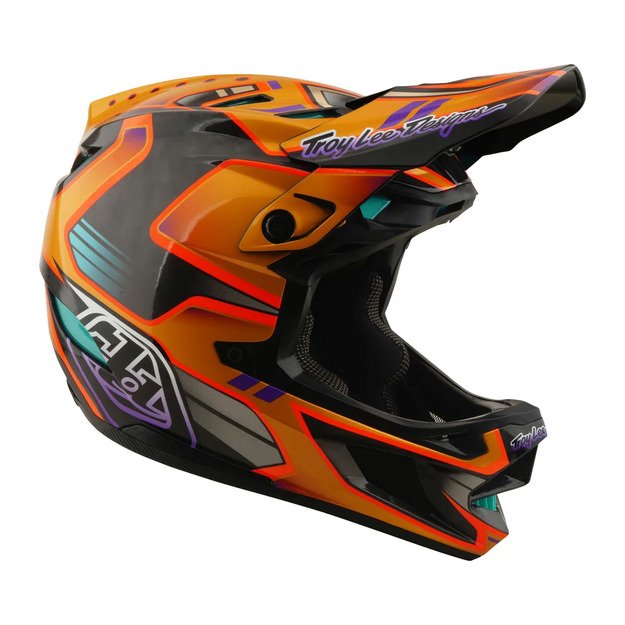 TLD HELMET D4 CARBON MIPS CREST GOLD (13901700) 6