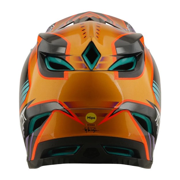 TLD HELMET D4 CARBON MIPS CREST GOLD (13901700) 3