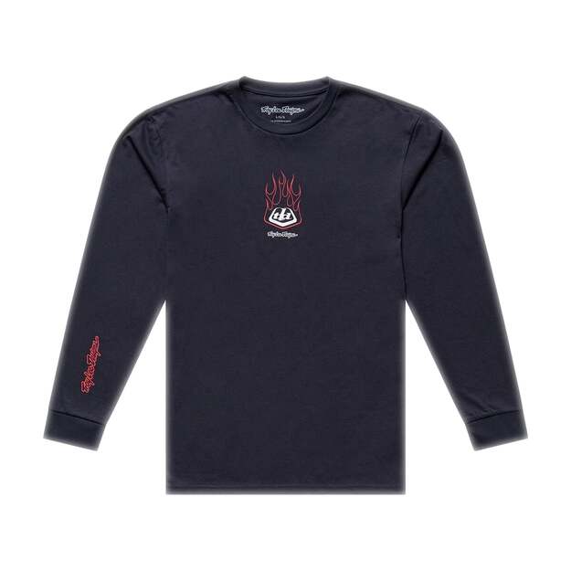 TLD LONG SLEEVE TEE FLAME2 CARBON (72973101)