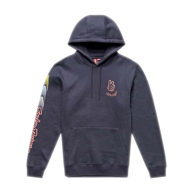 TLD HOODIE PEACE OUT CARBON / BLACK (73157302)