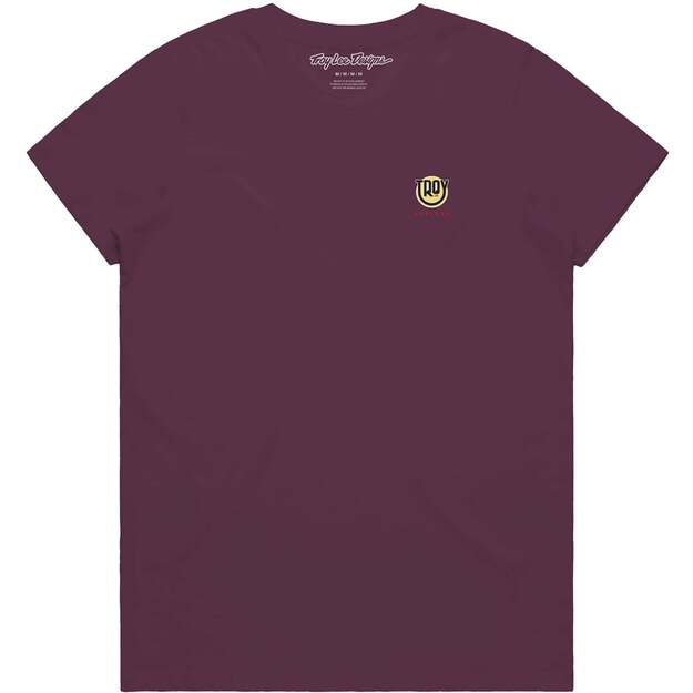 TLD WOMENS SHORT SLEEVE TEE HAPPY DAYZ SANGRIA (75369301)