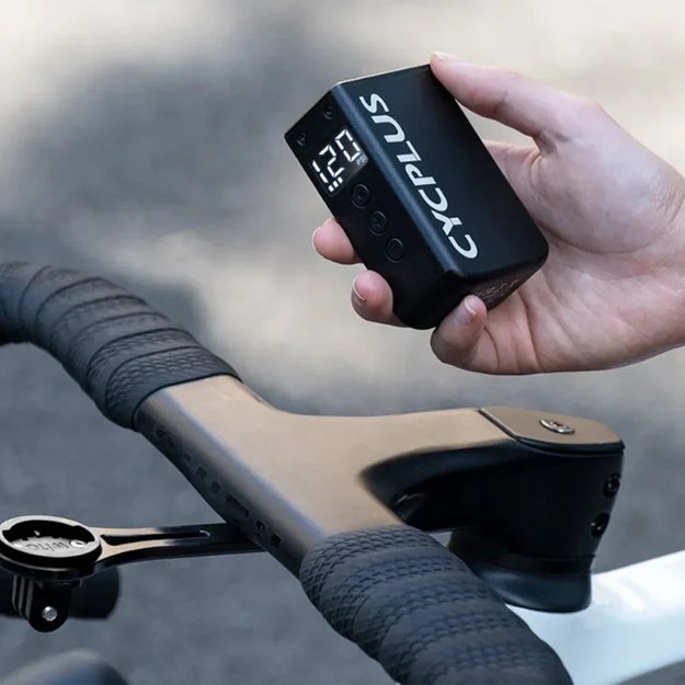 Elektrinė rankinė pompa CYCPLUS AS2 PRO MAX // 8.3 bar (120 PSI), FV/AV