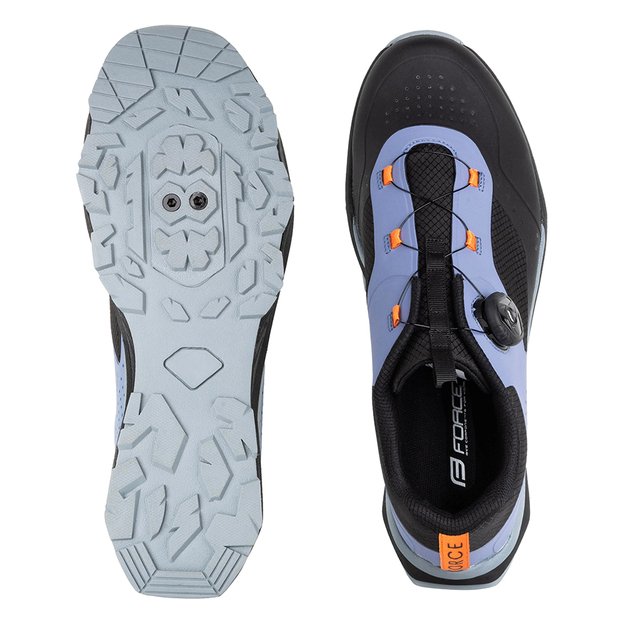 Batai FORCE MTB/Tourist Voyage // dydis: 45 (juoda/mėlyna) 3