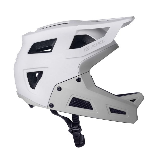 &Scaron;almas FORCE Drop Downhill // dydis: S-M (55-58 cm) (balta/pilka)