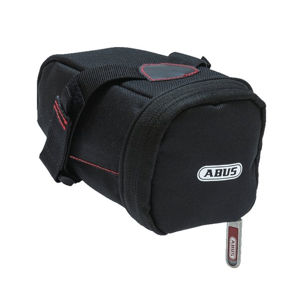 Grandinė ABUS 6KS Adapter Chain + ST5950 Saddle Bag // nuimama grandinė, įtraukiamas krep&scaron;elis (juoda)