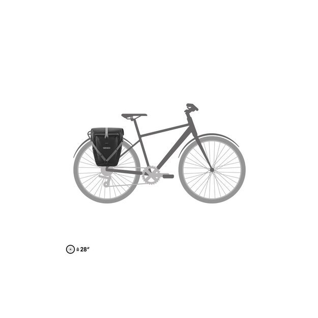Krepšys Ortlieb Back-Roller Plus Black (23L) 