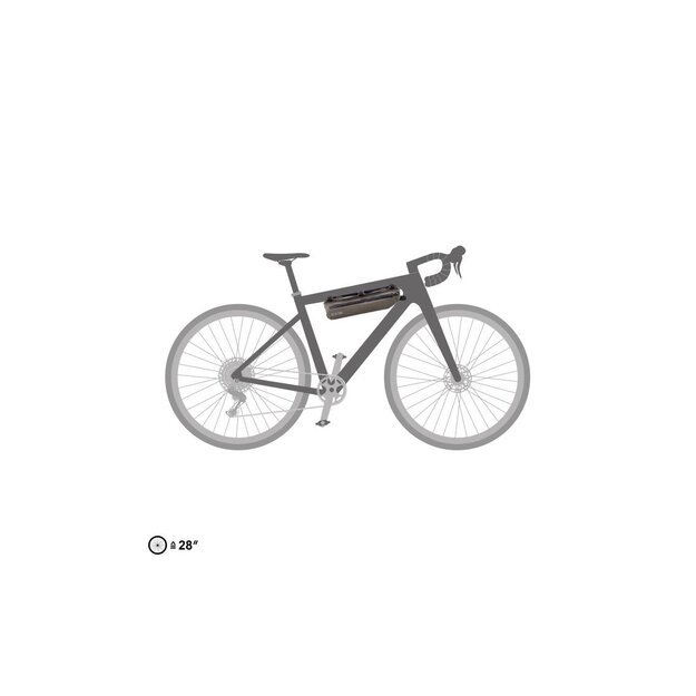Krepšys Ortlieb Frame-Pack Toptube Dark Sand (3 L)