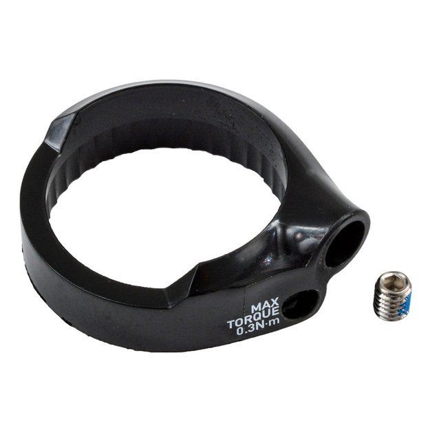 RockShox amortizatoriaus užrakinimo žiedo korpusas // su skylėmis trosams