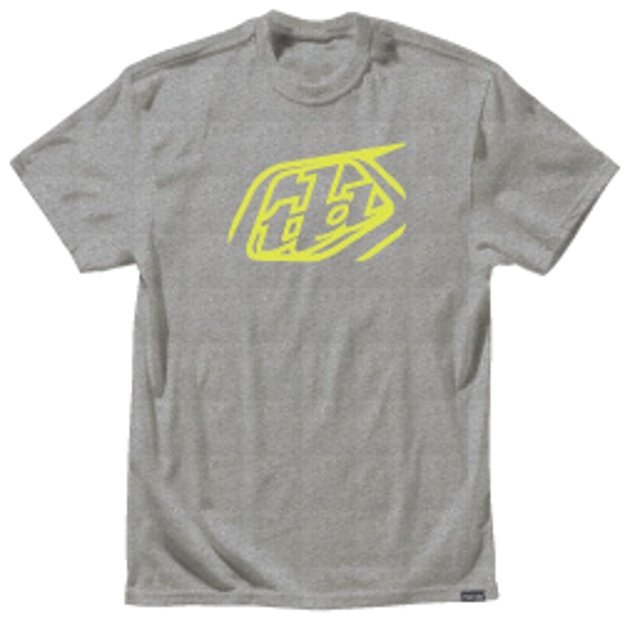 TLD YOUTH SHORT SLEEVE TEE CROPPED BADGE ASH HEATHER (72411702)