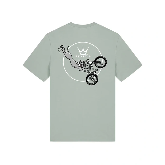 PEATY S PUBWEAR SHORT SLEEVE TEE - SUPERDOG / ALOE (PPW-26-TEE-SUP-ALO)
