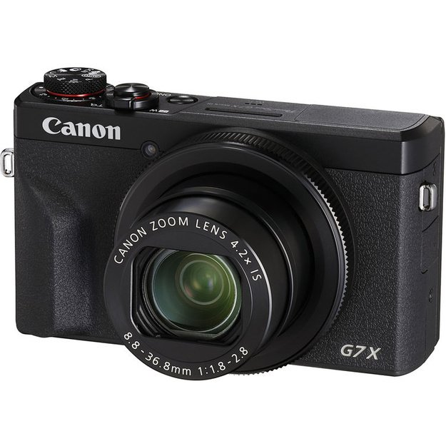 Canon kompaktinis fotoaparatas PowerShot G7 X Mark III juodos spalvos