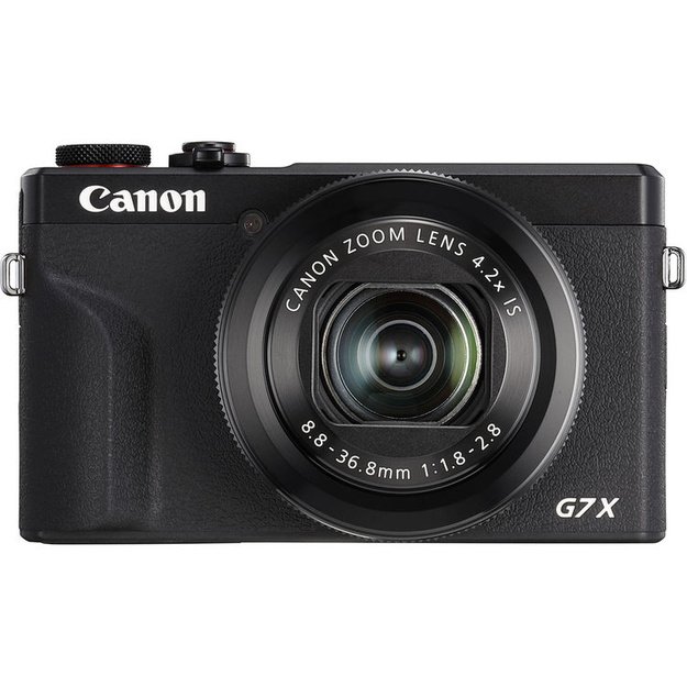 Canon kompaktinis fotoaparatas PowerShot G7 X Mark III juodos spalvos