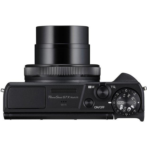 Canon kompaktinis fotoaparatas PowerShot G7 X Mark III juodos spalvos