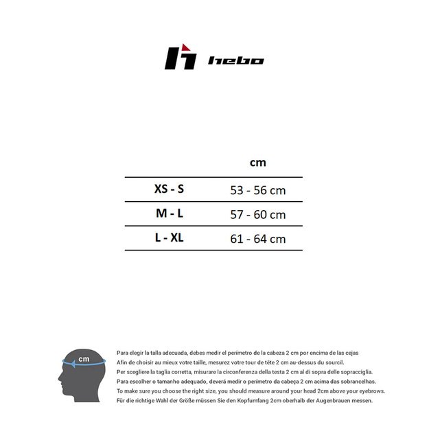 &Scaron;almas HEBO Casco Kernel // dydis: 57-60 cm (mėlyna)