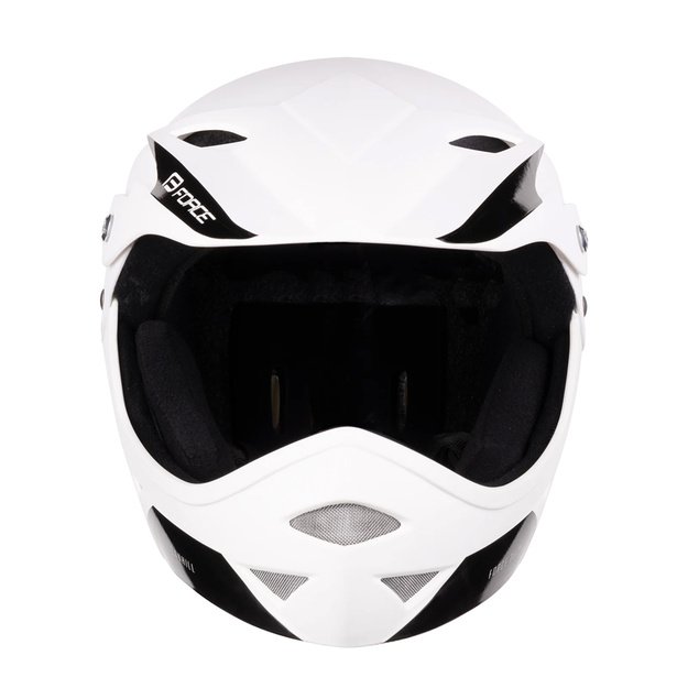 Vaiki&scaron;kas &scaron;almas FORCE DOWNHILL Junior // dydis S-M (54-58 cm) (balta)