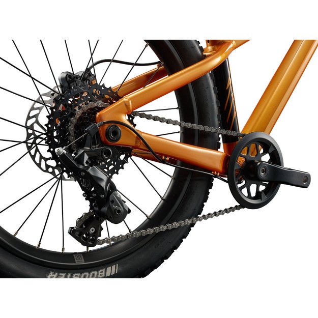 Vaiki&scaron;kas dviratis GIANT STP 20, metalinės oranžinės spalvos