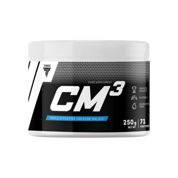 Kreatino kompleksas TREC CM3 milteliai 250 g, White Cola