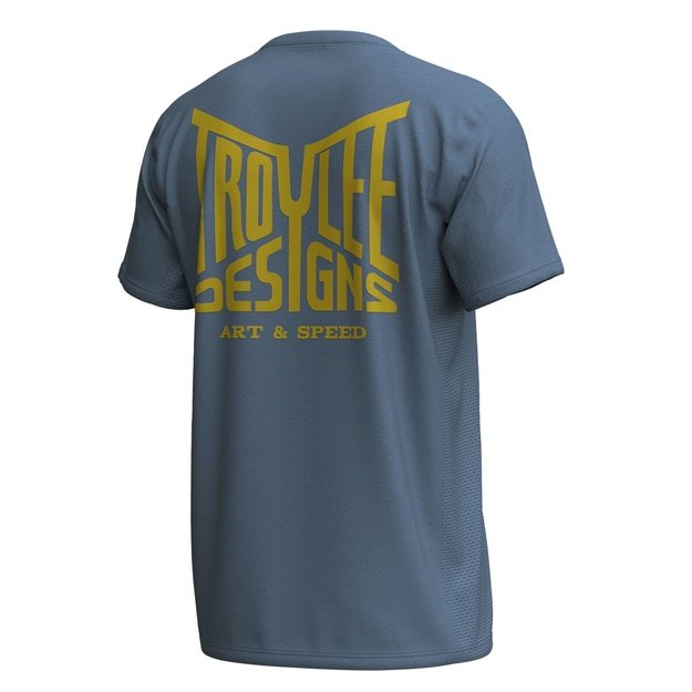 TLD MENS SHORT SLEEVE JERSEY SKYLINE RIDE TEE HANDLEBAR SLATE (38270100)