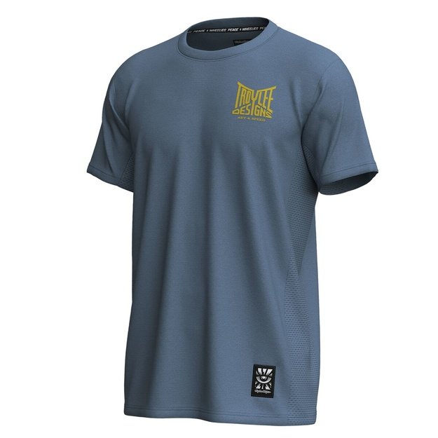 TLD MENS SHORT SLEEVE JERSEY SKYLINE RIDE TEE HANDLEBAR SLATE (38270100)