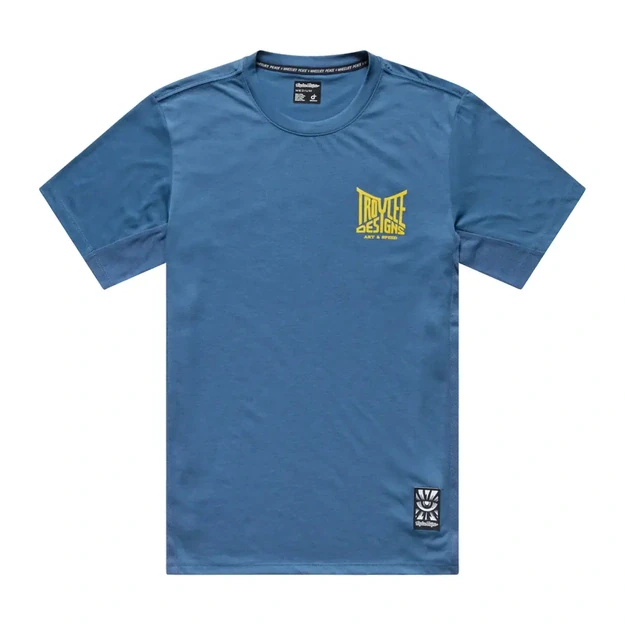 TLD MENS SHORT SLEEVE JERSEY SKYLINE RIDE TEE HANDLEBAR SLATE (38270100)