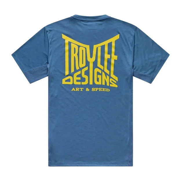 TLD MENS SHORT SLEEVE JERSEY SKYLINE RIDE TEE HANDLEBAR SLATE (38270100)
