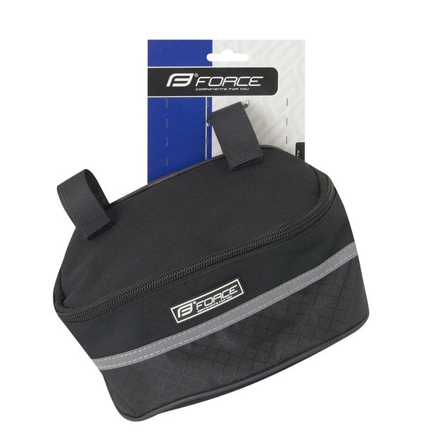 Krepšelis ant vairo FORCE Roller 1,9l (juodas) 1