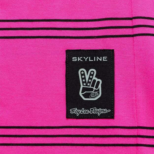 TLD DRES S KRÁTKÝM RUKÁVEM SKYLINE RIDE TEE WASHED OUT PARTY PINK (38214501) 2