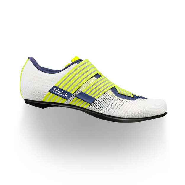 FIZIK SHOES VENTO POWERSTRAP AEROWEAVE MOVI YELLOW - WHITE (VER2PAR2CMO48)
