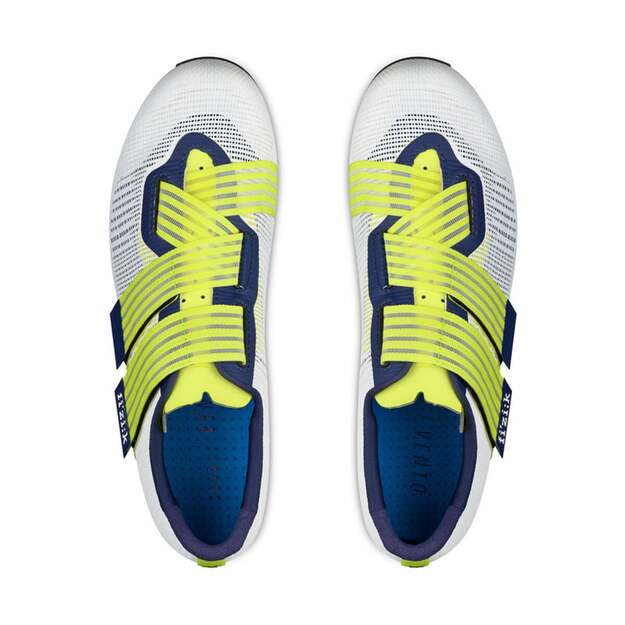 FIZIK SHOES VENTO POWERSTRAP AEROWEAVE MOVI YELLOW - WHITE (VER2PAR2CMO48) 2