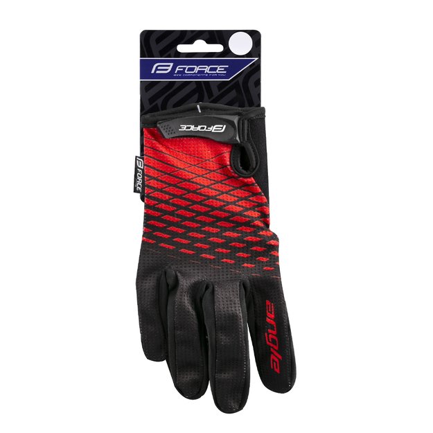 Pirštinės FORCE MTB Angle Vasarai (raudona/juoda) S 3