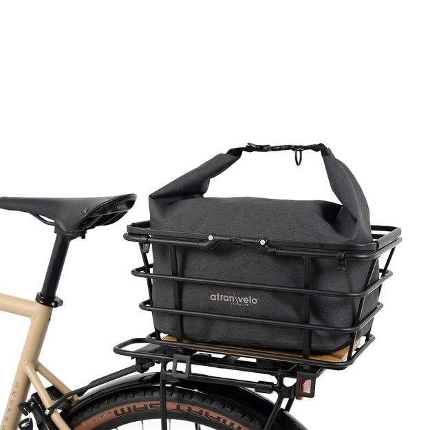 Krepšys ant bagažinės AtranVelo Epic Travel // 22L, 35x34x25 cm, Water-Proof (juoda)  3