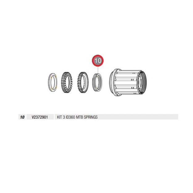 MAVIC KIT 3 ID360 MTB SPRINGS (V2372901)