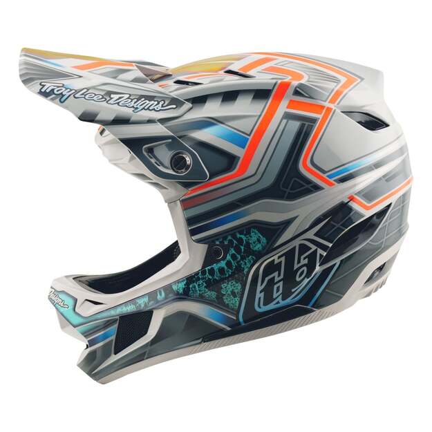 TLD HELMET D4 COMPOSITE LOWRIDER GRAY (14096801)