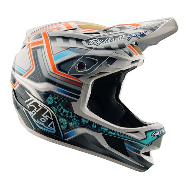 TLD HELMET D4 COMPOSITE LOWRIDER GRAY (14096801) 4