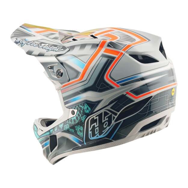 TLD HELMET D4 COMPOSITE LOWRIDER GRAY (14096801) 1